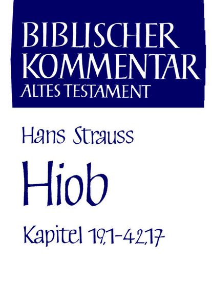 Produktbild: Hiob (Kapitel 19,1-42,17)