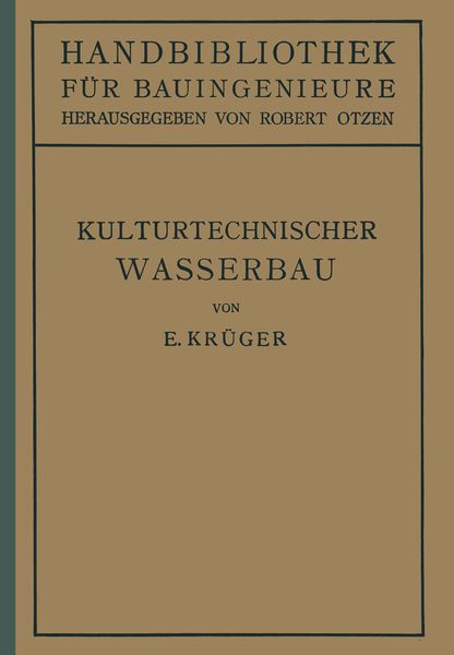 Produktbild: Kulturtechnischer Wasserbau