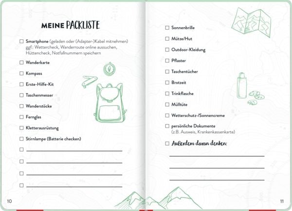 Produktbild: Wandertagebuch