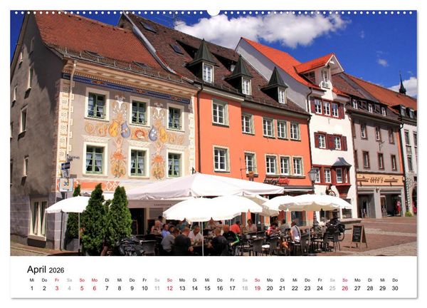 Produktbild: Wundersch&ouml;nes Villingen (Wandkalender 2026 DIN A2 quer), CALVENDO Monatskalender