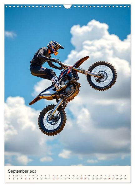 Produktbild: Kickstart the Year - Dirt, Speed und Adrenalin (Wandkalender 2026 DIN A3 hoch), CALVENDO Monatskalender