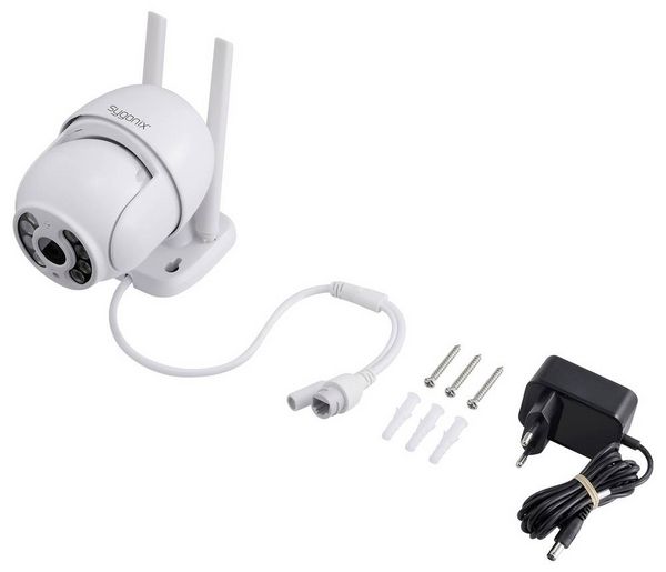 Produktbild: Sygonix SY-6440260 Funk-Zusatzkamera 2304 x 1296 Pixel 2.4GHz