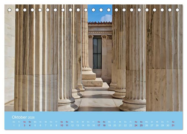 Produktbild: Geliebtes Athen (Tischkalender 2026 DIN A5 quer), CALVENDO Monatskalender