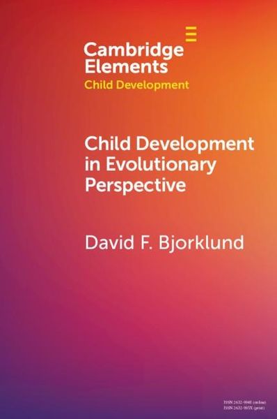Produktbild: Child Development in Evolutionary Perspective
