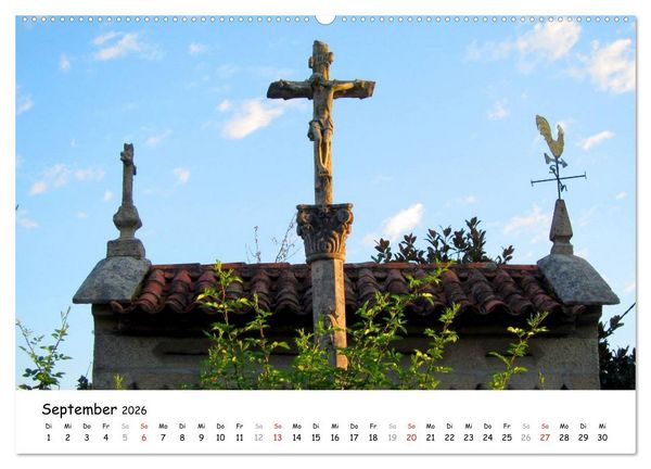 Produktbild: Jakobsweg - Camino Portugues (Wandkalender 2026 DIN A2 quer), CALVENDO Monatskalender