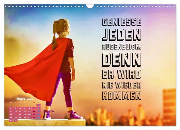 Produktbild: Work - Life - Balance - unterwegs mit coolen Spr&uuml;chen (Wandkalender 2026 DIN A3 quer), CALVENDO Monatskalender