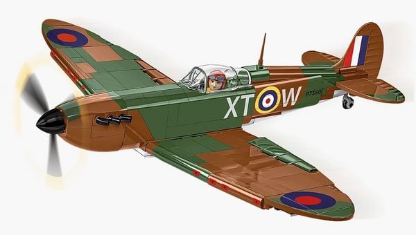 Produktbild: COBI Historical Collection 5778 - Supermarine Spitfire Mk.II, WWII, Bausatz 1:32, 384/1 Klemmbausteine