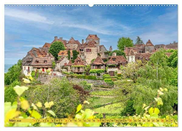 Produktbild: Geheimnisvolles Okzitanien. Augenblicke (Wandkalender 2026 DIN A2 quer), CALVENDO Monatskalender