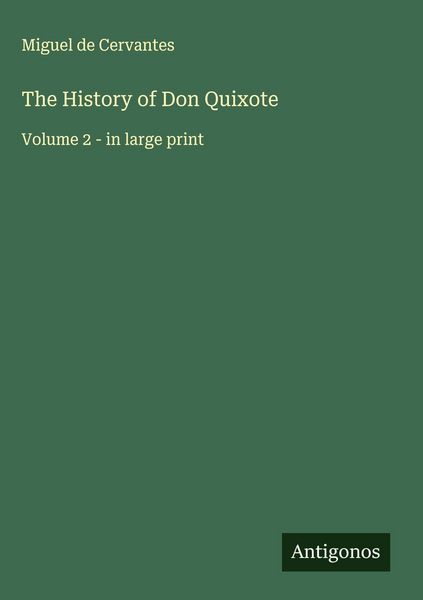 Produktbild: The History of Don Quixote