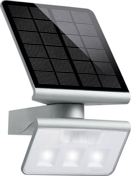 Steinel XSolar L-S 671013 Solar-Spot mit Bewegungsmelder 1.2W Neutralweiß Silber