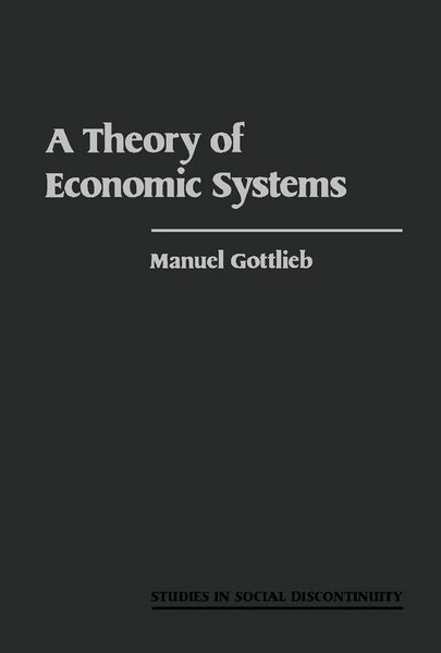 Produktbild: A Theory of Economic Systems