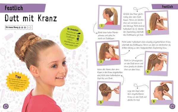 Produktbild: Z&ouml;pfe, Knoten, Flechtfrisuren