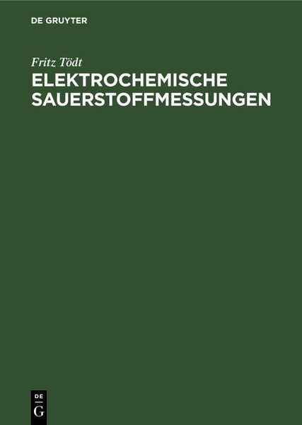 Produktbild: Elektrochemische Sauerstoffmessungen