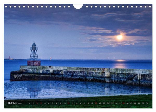 Produktbild: Wilhelmshaven - Impressionen aus der Hafenstadt (Wandkalender 2026 DIN A4 quer), CALVENDO Monatskalender