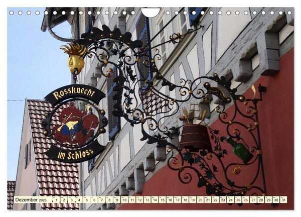 Produktbild: Unterwegs in Bietigheim-Bissingen (Wandkalender 2026 DIN A4 quer), CALVENDO Monatskalender