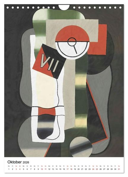 Produktbild: Georges Valmier (Wandkalender 2026 DIN A4 hoch), CALVENDO Monatskalender