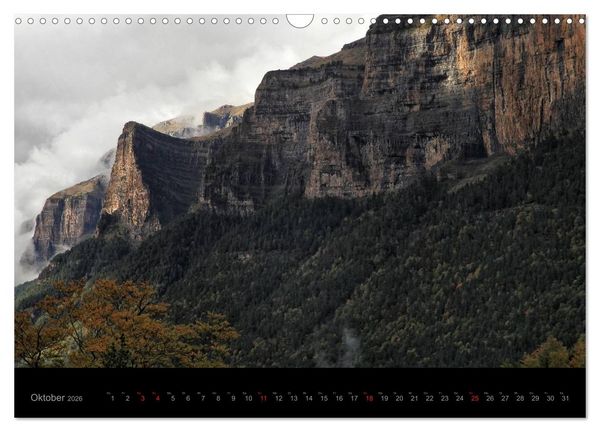 Produktbild: Spaniens Pyren&auml;en - Ordesa y Monte Perdido (Wandkalender 2026 DIN A3 quer), CALVENDO Monatskalender
