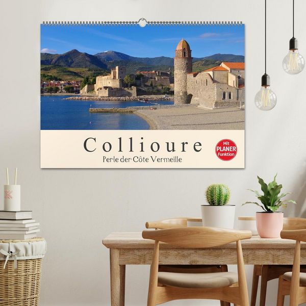 Produktbild: Collioure - Perle der Cote Vermeille (Wandkalender 2026 DIN A2 quer), CALVENDO Monatskalender