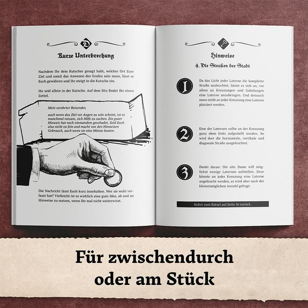 Produktbild: Das R&auml;tselbuch des Graf Dracula: Knackt den Code und entkommt dem F&uuml;rsten der Finsternis