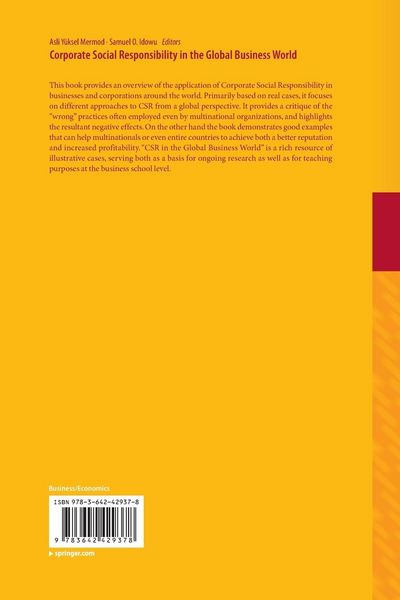 Produktbild: Corporate Social Responsibility in the Global Business World
