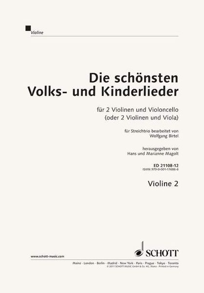 Produktbild: Die sch&ouml;nsten Volks- und Kinderlieder