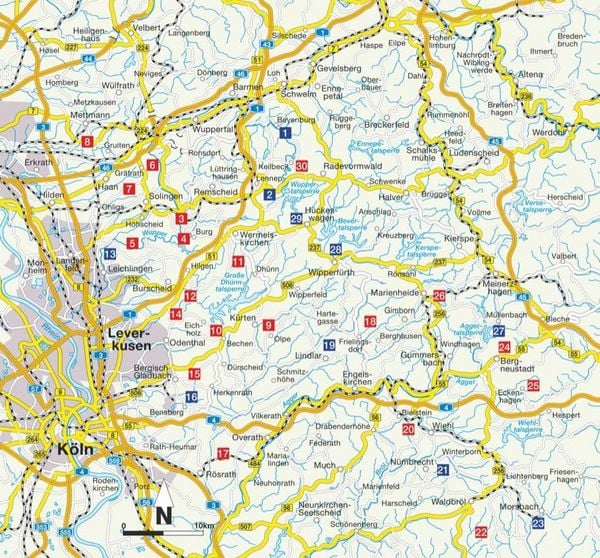 Produktbild: Wanderungen f&uuml;r Langschl&auml;fer Bergisches Land