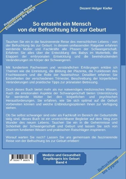 Produktbild: So entsteht ein Mensch &ndash; von der Befruchtung bis zur Geburt