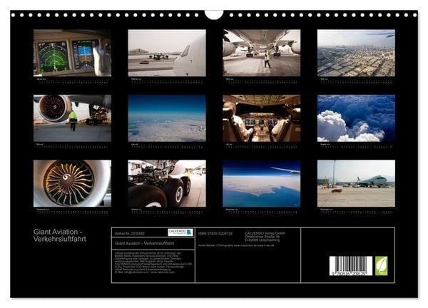 Produktbild: Giant Aviation - Verkehrsluftfahrt (Wandkalender 2026 DIN A3 quer), CALVENDO Monatskalender