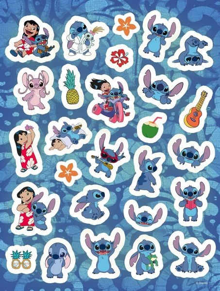 Produktbild: Disney Stitch: Der gro&szlig;e Glow-in-the-Dark Stickerspa&szlig;