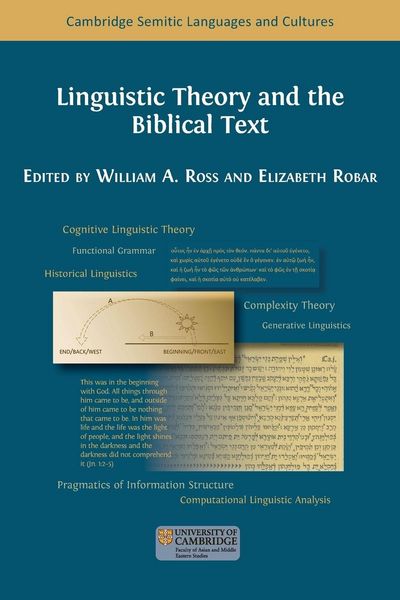 Produktbild: Linguistic Theory and the Biblical Text