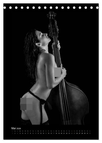 Produktbild: Eromusica - The Art Of Sensual Music (Tischkalender 2026 DIN A5 hoch), CALVENDO Monatskalender