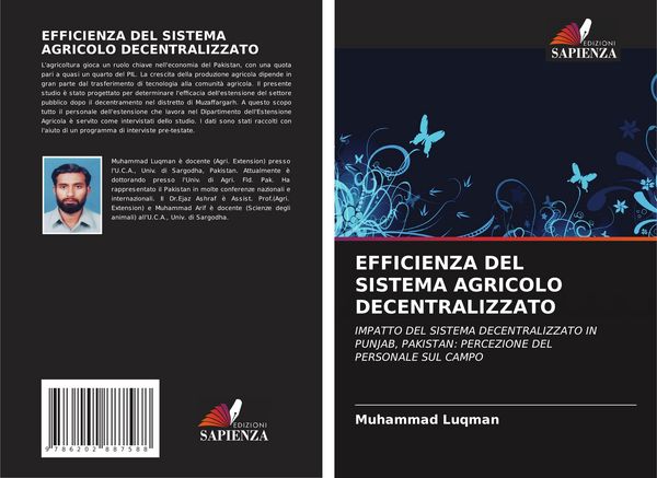 Produktbild: Efficienza Del Sistema Agricolo Decentralizzato