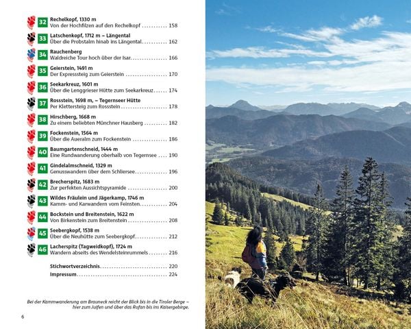 Produktbild: ROTHER Wanderbuch Wandern mit Hund Bayerische Alpen