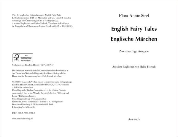 Englische Märchen / English Fairy Tales