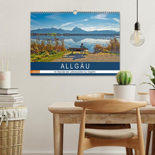 Produktbild: ALLG&Auml;U, im Wandel der Jahreszeiten. (Wandkalender 2026 DIN A3 quer), CALVENDO Monatskalender