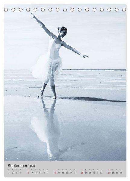 Produktbild: Ballerina (Tischkalender 2026 DIN A5 hoch), CALVENDO Monatskalender