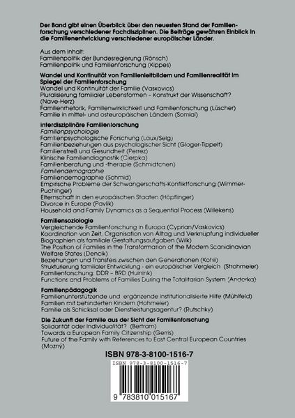 Produktbild: Familienleitbilder und Familienrealit&auml;ten