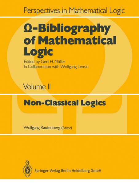 Produktbild: Ω-Bibliography of Mathematical Logic