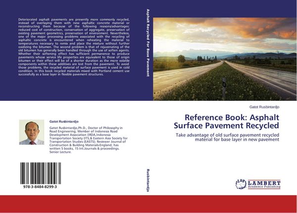 Produktbild: Reference Book: Asphalt Surface Pavement Recycled