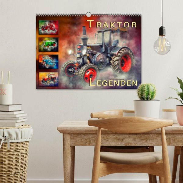 Produktbild: Traktor Legenden (Wandkalender 2026 DIN A3 quer), CALVENDO Monatskalender
