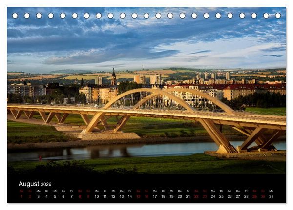 Produktbild: Dresden und Umland (Tischkalender 2026 DIN A5 quer), CALVENDO Monatskalender