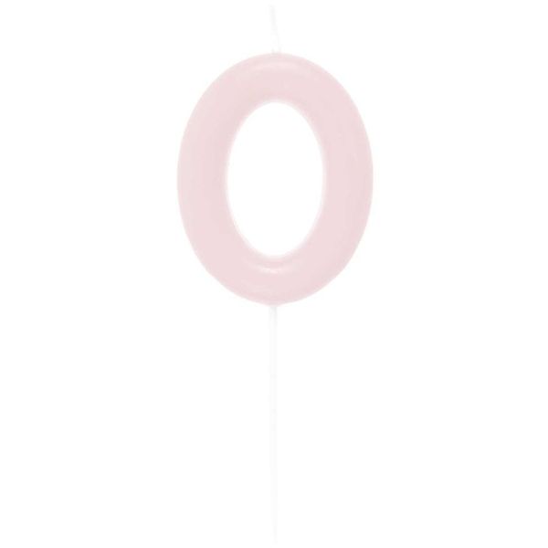 Produktbild: Zahlenkerze 0, Rosa