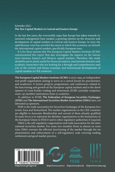 Produktbild: The New Capital Markets in Central and Eastern Europe