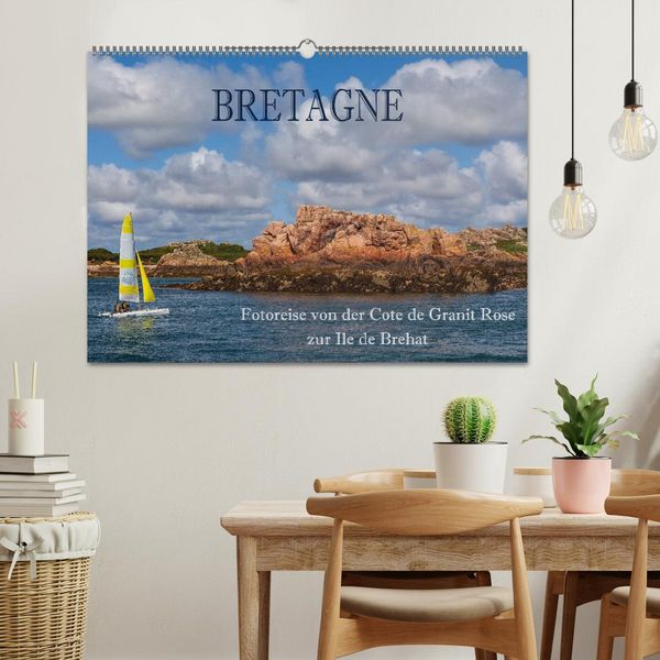 Produktbild: Bretagne - Fotoreise von der Cote de Granit Rose zur Ile de Brehat (Wandkalender 2026 DIN A2 quer), CALVENDO Monatskalender