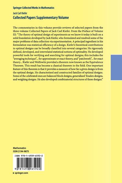 Produktbild: Collected Papers Supplementary Volume