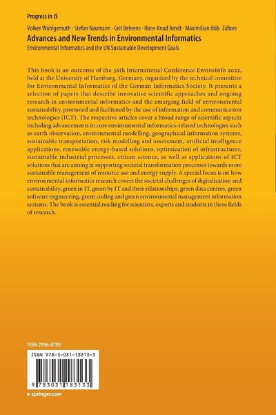 Produktbild: Advances and New Trends in Environmental Informatics