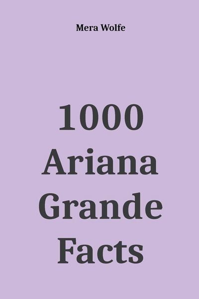 Produktbild: 1000 Ariana Grande Facts