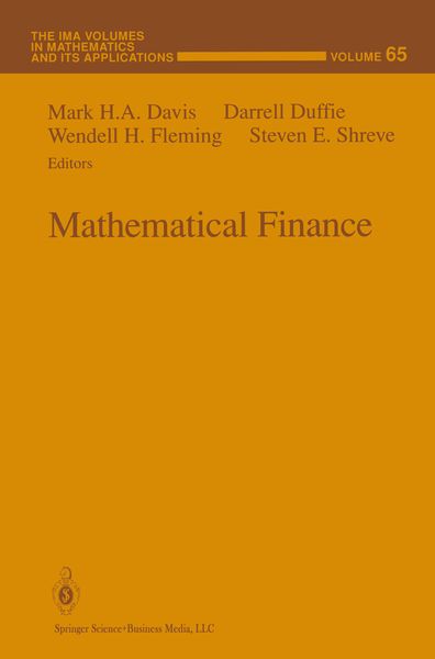 Produktbild: Mathematical Finance
