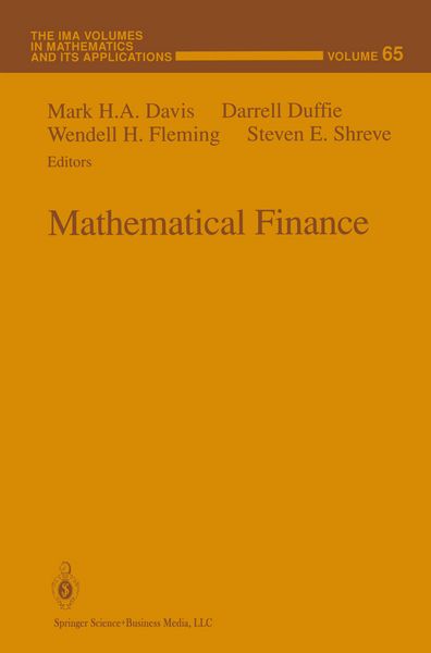 Produktbild: Mathematical Finance