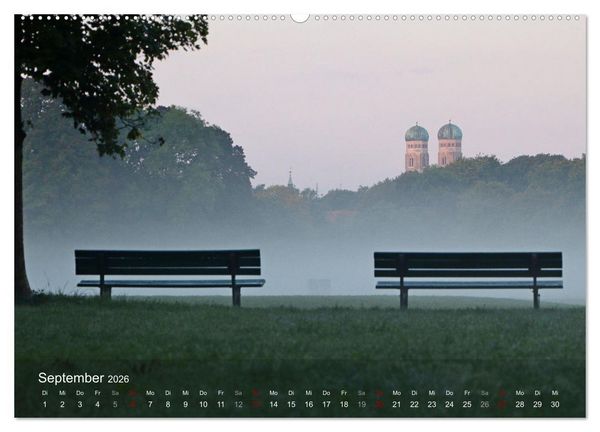 Produktbild: Impressionen aus M&uuml;nchen (Wandkalender 2026 DIN A2 quer), CALVENDO Monatskalender